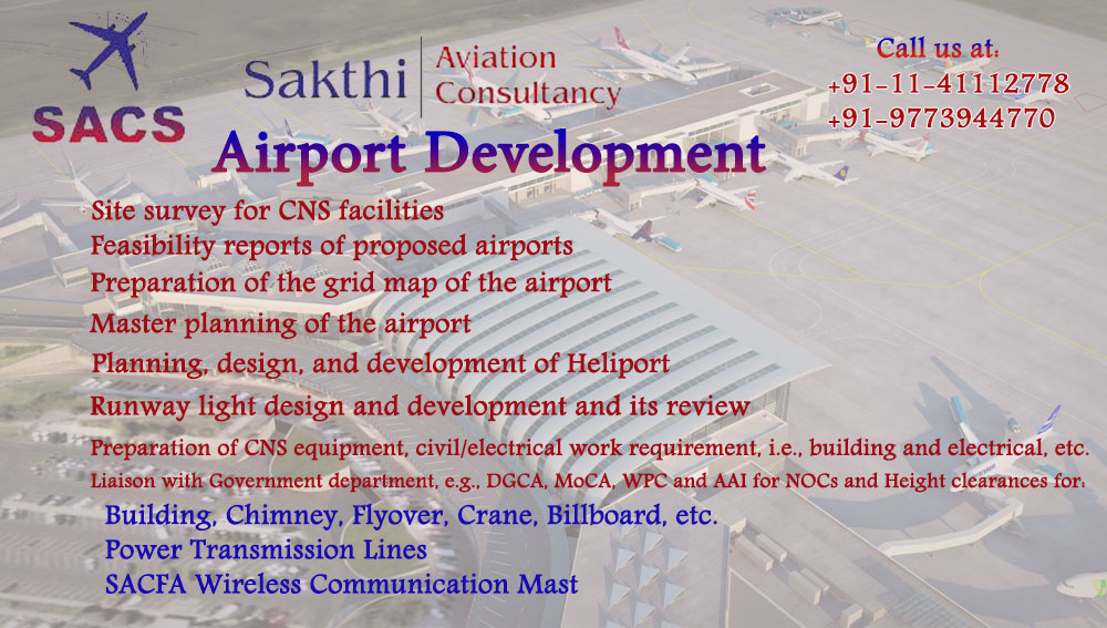 Airport Development - Sakthi Aviation Consultancy Services in India